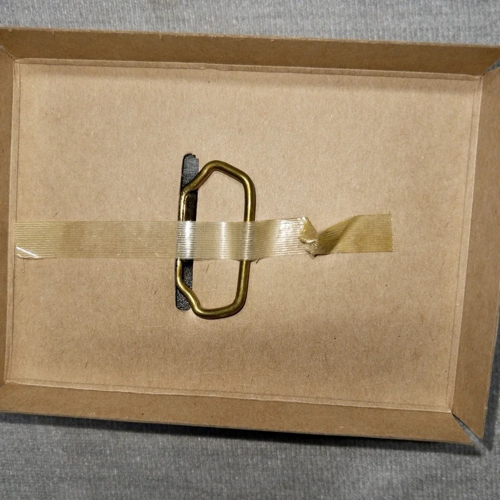 The Great American Buckle Collection Nebraska Solid‎ Brass Western Belt Buckle